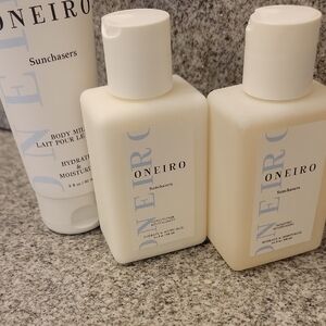 Oneiro Sunchasers Body Milk Shampoo & Conditioner Set - NEW